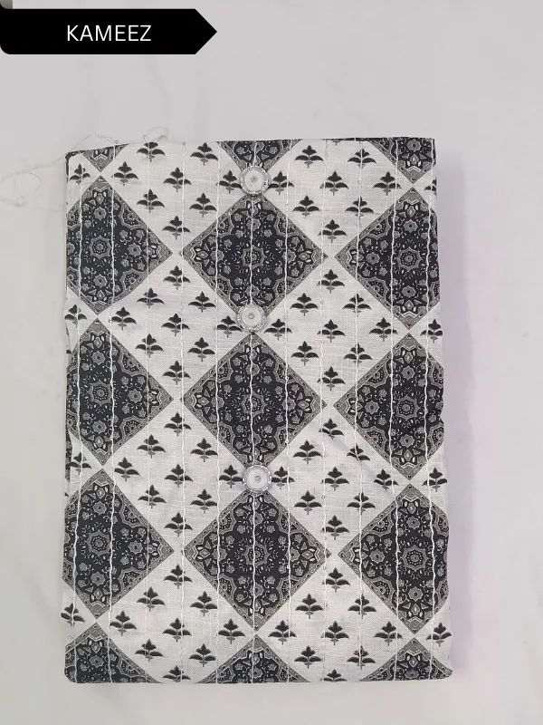 Black_&_White_Indo_Cotton_Printed_Unstitched_Dress_Material