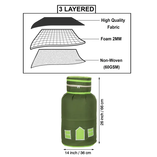 3_Layered_LPG_Cylinder_Cover_With_Zip_Enclosure_(Material-_Cotton,_Color-_Green,_Size-26x14_Inches)