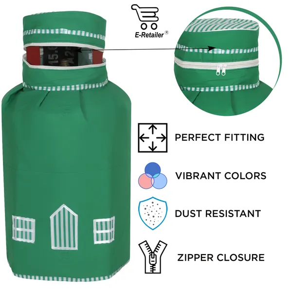 3_Layered_LPG_Cylinder_Covers_With_Zip_Enclosure_Pack_of_2_Pcs._(Material-_Cotton,_Color-_Green,_Size-26x14_Inches)