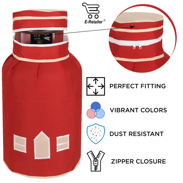 3_Layered_LPG_Cylinder_Cover_With_Zip_Enclosure_(Material-_Cotton,_Color-_Red,_Size-26x14_Inches)