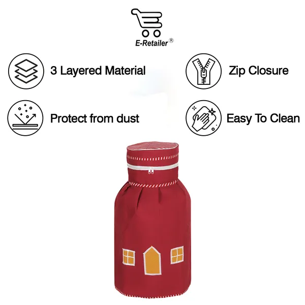 3_Layered_LPG_Cylinder_Covers_With_Zip_Enclosure_Pack_of_2_Pcs._(Material-_Cotton,_Color-_Red,_Size-26x14_Inches)
