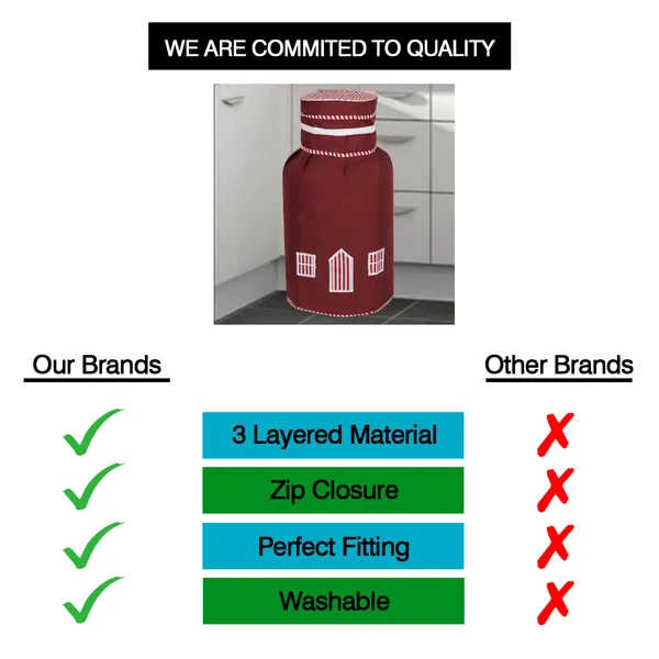 6_Pcs_Of_Cover_Appliance_Cover_Combo_Set_of_(1_Pc._Fridge_Top_Cover_+_2_Pcs._Fridge_Handle_Cover_+_6_Pcs._Fridge_Mat)