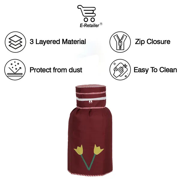 3_Layered_LPG_Cylinder_Cover_With_Zip_Enclosure_(Material-_Cotton,_Color-_Red,_Size-26x14_Inches)