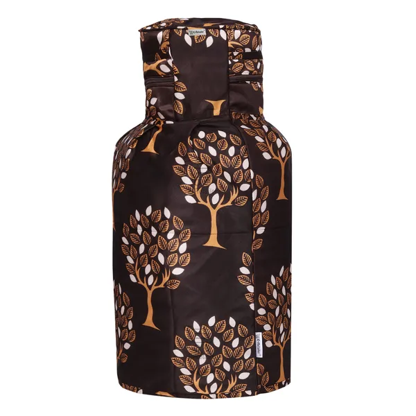 3_Layered_LPG_Cylinder_Covers_With_Zip_Enclosure_Pack_of_2_Pcs._(Material-_Polyester,_Color-_Brown,_Size-26x14_Inches)