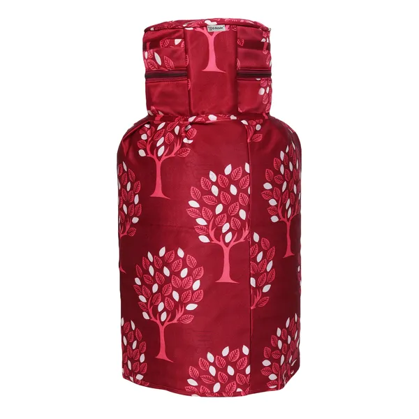 3_Layered_LPG_Cylinder_Covers_With_Zip_Enclosure_Pack_of_2_Pcs._(Material-_Polyester,_Color-_Maroon,_Size-26x14_Inches)