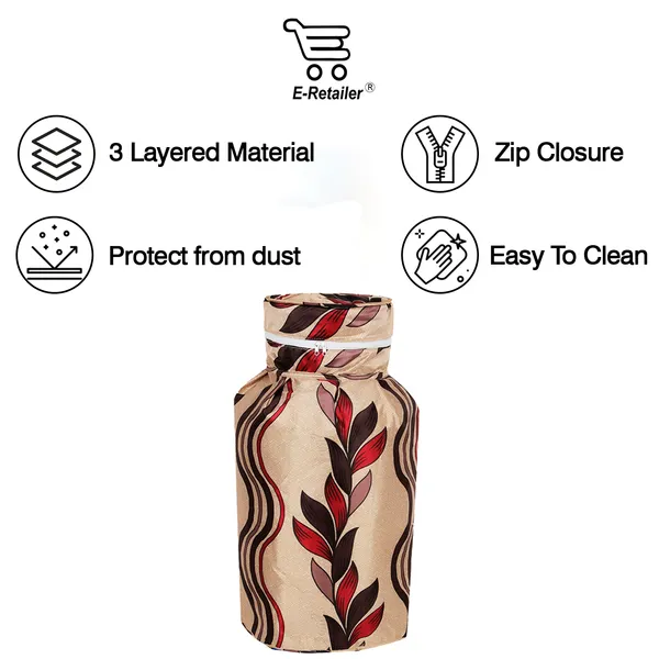 3_Layered_LPG_Cylinder_Covers_With_Zip_Enclosure_Pack_of_2_Pcs._(Material-_Polyester,_Color-_Red,_Size-26x14_Inches)