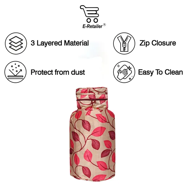 3_Layered_LPG_Cylinder_Covers_With_Zip_Enclosure_Pack_of_2_Pcs._(Material-_Polyester,_Color-_Red,_Size-26x14_Inches)