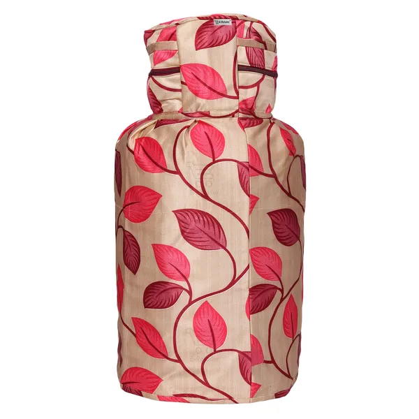 3_Layered_LPG_Cylinder_Covers_With_Zip_Enclosure_Pack_of_2_Pcs._(Material-_Polyester,_Color-_Red,_Size-26x14_Inches)