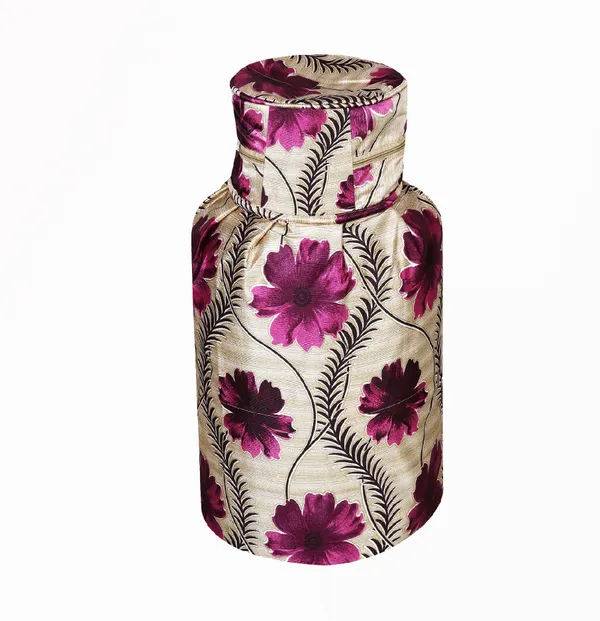 3_Layered_LPG_Cylinder_Covers_With_Zip_Enclosure_Pack_of_2_Pcs._(Material-_Polyester,_Color-_Red,_Size-26x14_Inches)