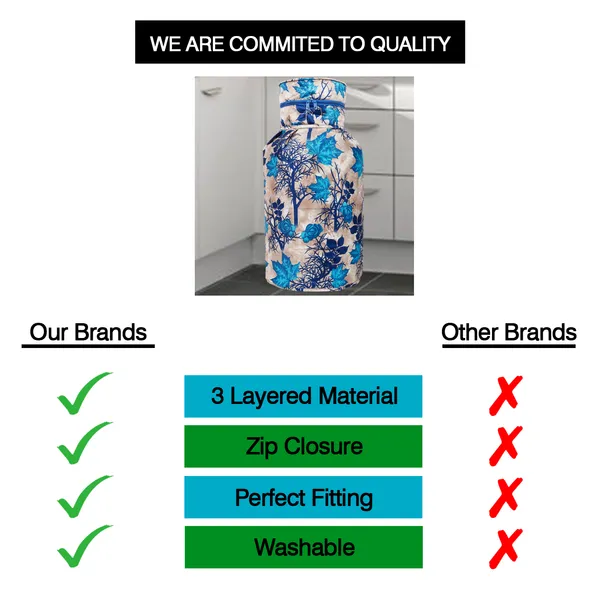 6_Pcs_Of_Cover_Appliance_Cover_Combo_Set_of_(1_Pc._Fridge_Top_Cover_+_2_Pcs._Fridge_Handle_Cover_+_6_Pcs._Fridge_Mat)