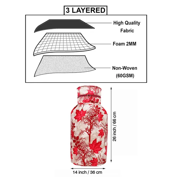 6_Pcs_Of_Cover_Appliances_Cover_Combo_Set_of_(1_Pc._Fridge_Top_Cover_+_2_Pcs._Fridge_Handle_Cover_+_6_Pcs._Fridge_Mat_+_1_Pc._Wall_Hanging_Storage_Organizer)