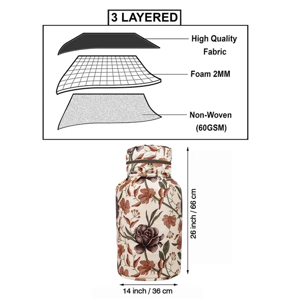 3_Layered_LPG_Cylinder_Covers_With_Zip_Enclosure_Pack_of_2_Pcs._(Material-_Polyester,_Color-_Brown,_Size-26x14_Inches)