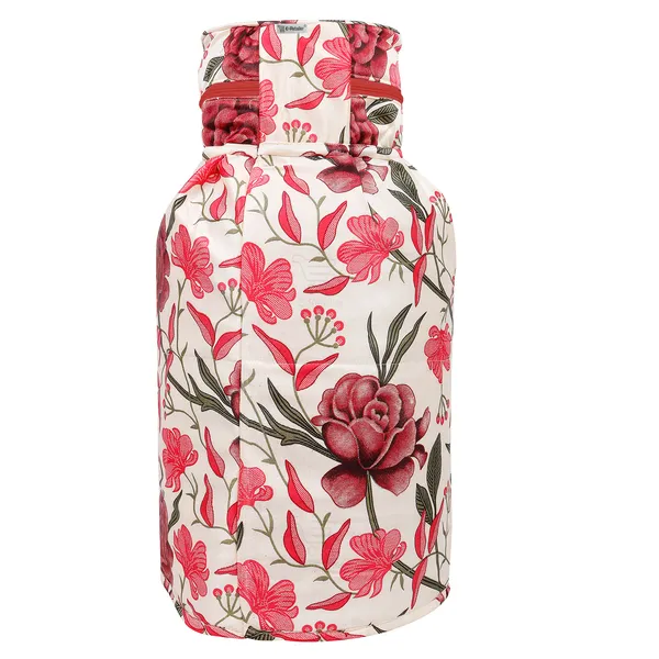 3_Layered_LPG_Cylinder_Covers_With_Zip_Enclosure_Pack_of_2_Pcs._(Material-_Polyester,_Color-_Red,_Size-26x14_Inches)