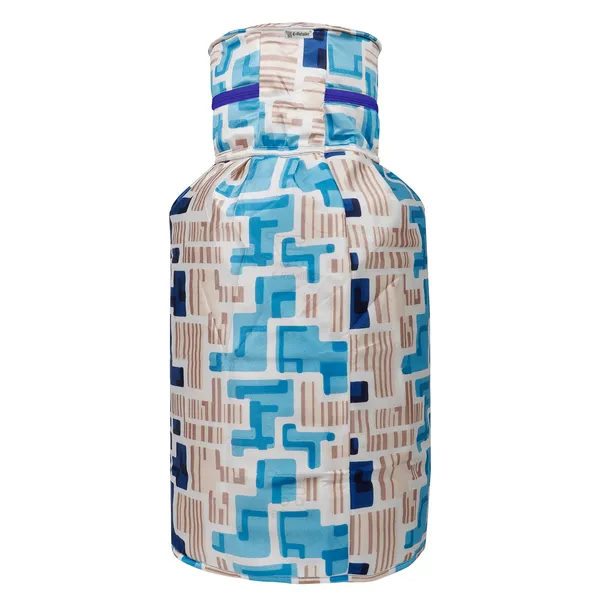 3_Layered_LPG_Cylinder_Covers_With_Zip_Enclosure_Pack_of_2_Pcs._(Material-_Polyester,_Color-_Blue,_Size-26x14_Inches)