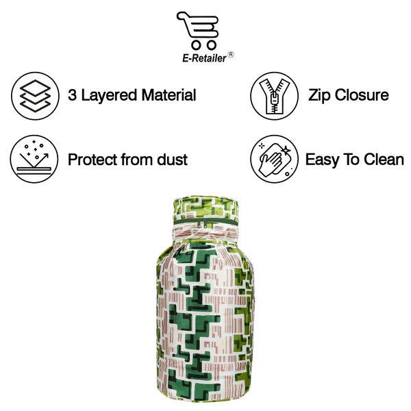 3_Layered_LPG_Cylinder_Covers_With_Zip_Enclosure_Pack_of_2_Pcs._(Material-_Polyester,_Color-_Green,_Size-26x14_Inches)