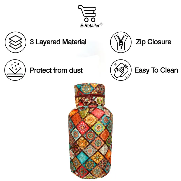 6_Pcs_Of_Cover_Appliances_Cover_Combo_Set_of_(1_Pc._Fridge_Top_Cover_+_1_Pc._Fridge_Handle_Cover_+_1_Pc._Microwave_Oven_Cover_+_6_Pcs._Fridge_Mat_+_1_Pc._Wall_Hanging_Storage_Organizer)