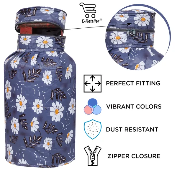 3_Layered_LPG_Cylinder_Covers_With_Zip_Enclosure_Pack_of_2_Pcs._(Material-_PVC,_Color-_Grey,_Size-26x14_Inches)