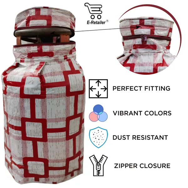 3_Layered_LPG_Cylinder_Covers_With_Zip_Enclosure_Pack_of_2_Pcs._(Material-_PVC,_Color-_Red,_Size-26x14_Inches)