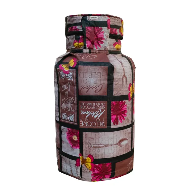 3_Layered_LPG_Cylinder_Covers_With_Zip_Enclosure_Pack_of_2_Pcs._(Material-_PVC,_Color-_Brown,_Size-26x14_Inches)