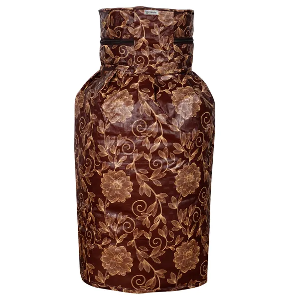 3_Layered_LPG_Cylinder_Cover_With_Zip_Enclosure_(Material-_PVC,_Color-_Brown,_Size-26x14_Inches)
