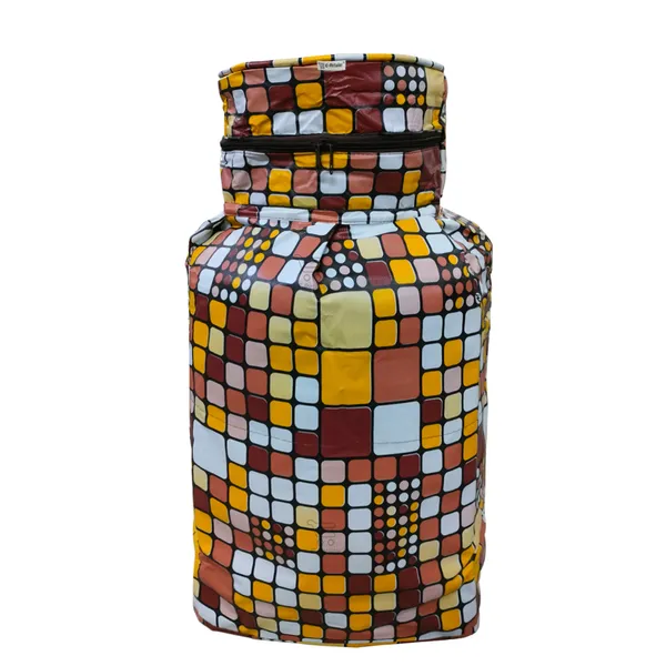 3_Layered_LPG_Cylinder_Cover_With_Zip_Enclosure_(Material-_PVC,_Color-_Brown,_Size-26x14_Inches)