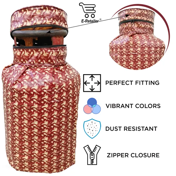 3_Layered_LPG_Cylinder_Covers_With_Zip_Enclosure_Pack_of_2_Pcs._(Material-_PVC,_Color-_Brown,_Size-26x14_Inches)