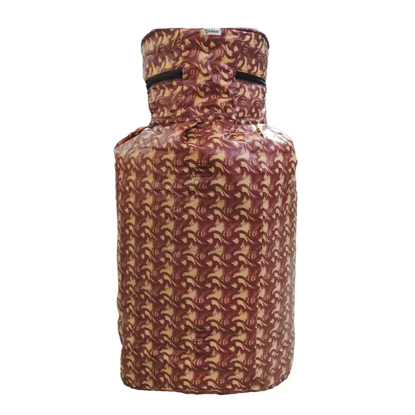 3_Layered_LPG_Cylinder_Covers_With_Zip_Enclosure_Pack_of_2_Pcs._(Material-_PVC,_Color-_Brown,_Size-26x14_Inches)