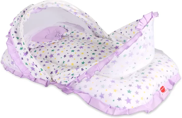 Joy_Jumbo_Extra_Large_Baby_Bedding_Set_with_Mosquito_net_and_Pillow_(Pink)_0-20_Months_(Purple)