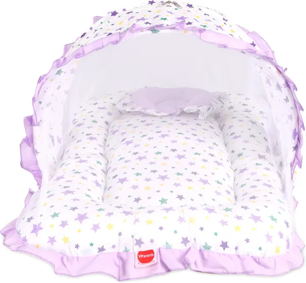 Joy_Jumbo_Extra_Large_Baby_Bedding_Set_with_Mosquito_net_and_Pillow_(Pink)_0-20_Months_(Purple)