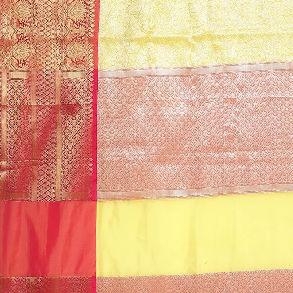 Yellow_Kanchi_Silk/Brocade_Banarasi_Sarees_For_Women