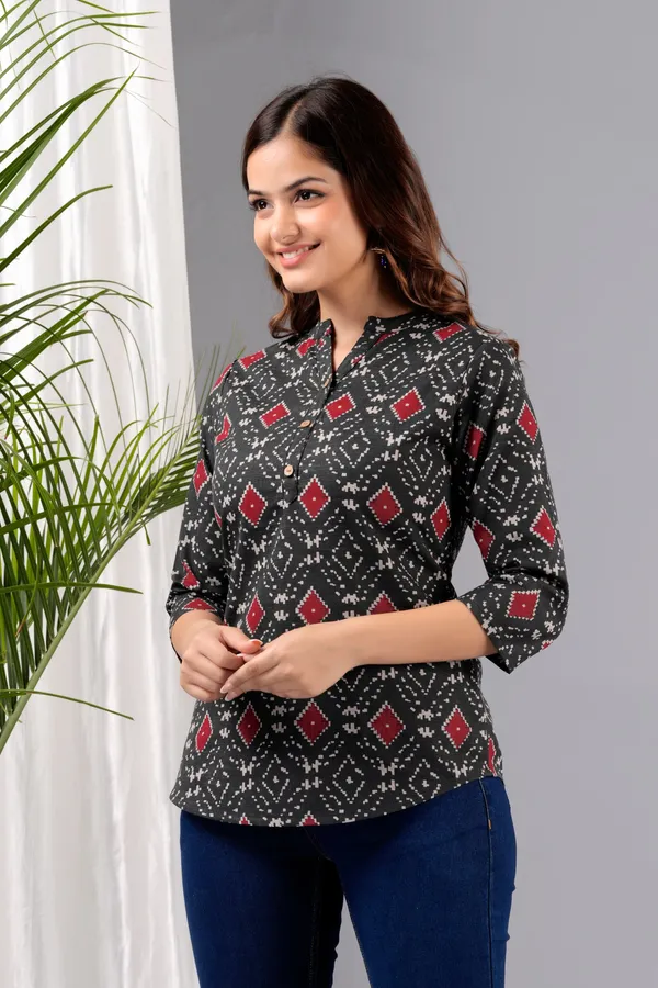 Chic_Cotton_Printed_Tops:_Casual_to_Office_Wear