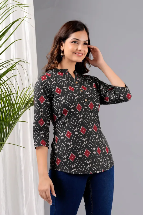 Chic_Cotton_Printed_Tops:_Casual_to_Office_Wear