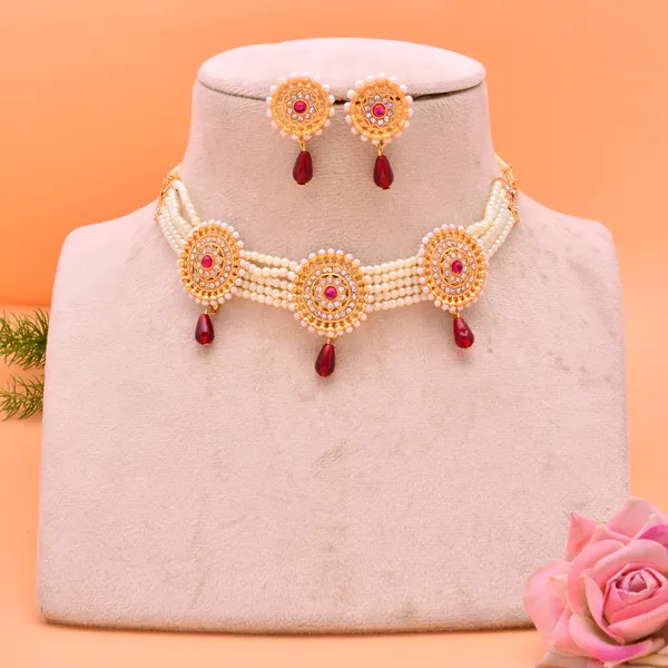 https://d1311wbk6unapo.cloudfront.net/NushopCatalogue/tr:f-webp,w-600,fo-auto/Choker_Set_Earring_Necklace_Pearl_Flower_Design_NGHV56OIY1_2023-10-06_1.jpg__Forever Jewellery