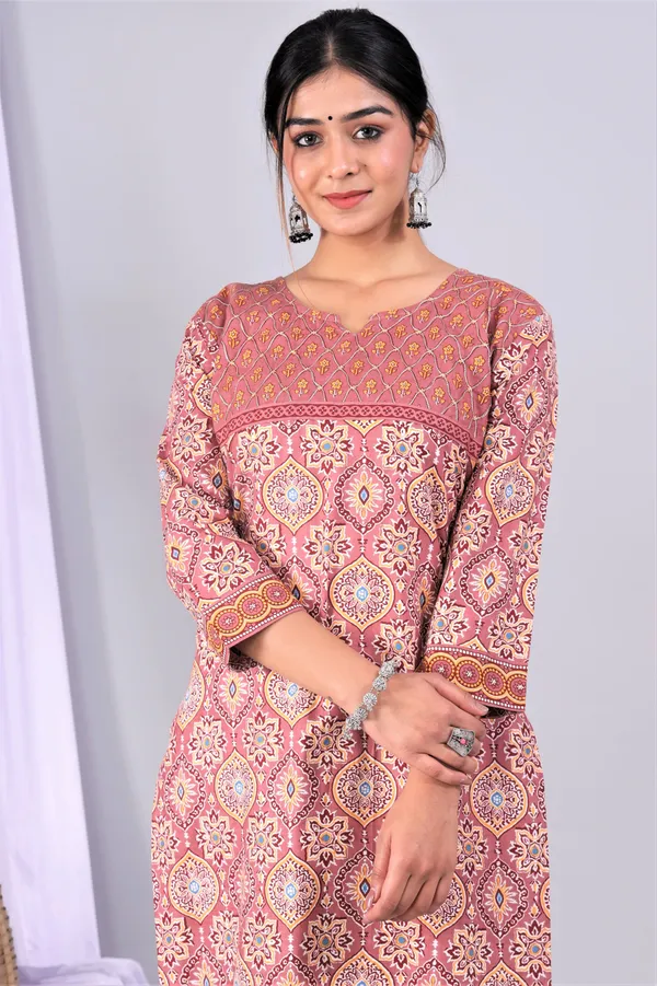 Dark_Peach_Pure_Cotton_Printed_Casual_Wear_Kurti_For_women