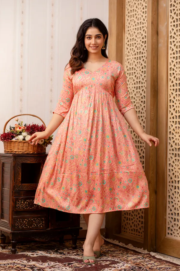 Classic_Peach_Capsule_Printed_Rayon_Maternity_kurti