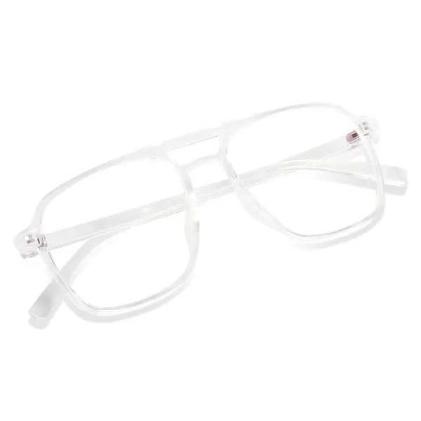 Clear_Transparent_Square_Large_Anti_Glare/UV_Protected_Computer/Gaming_Glasses_(20001T)_-_For_Unisex