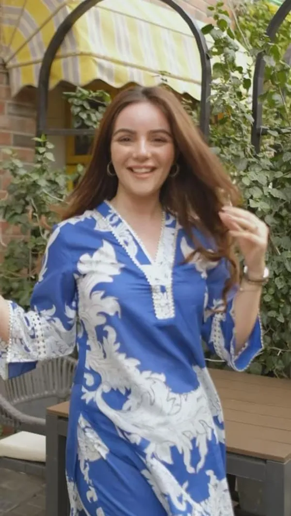 Sky_Blue_Regular_Cotton_Printed_Co-Ords_For_Women