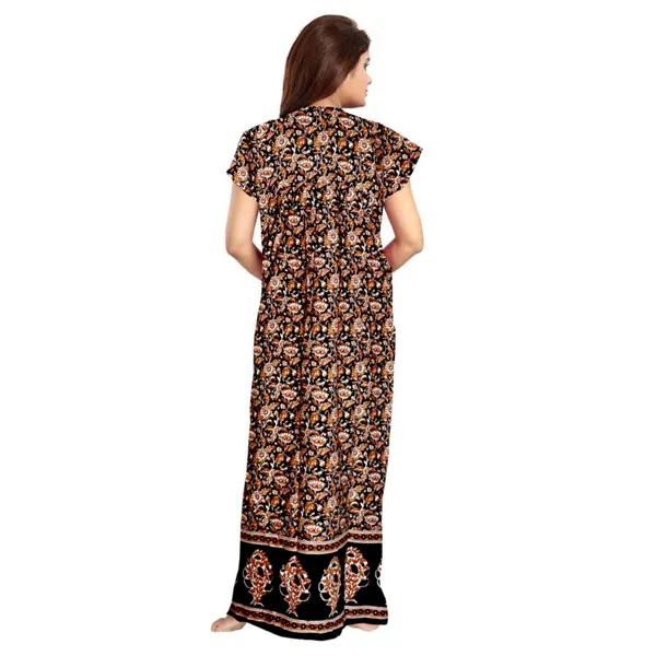 Combo_of_2_Orange_Pure_Cotton_Printed_Sleepwear_Kaftan_Maxi_Nightdress