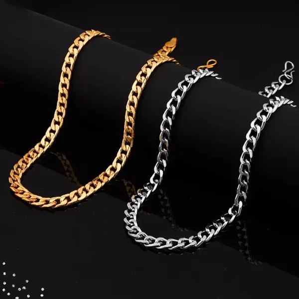 https://d1311wbk6unapo.cloudfront.net/NushopCatalogue/tr:f-webp,w-600,fo-auto/Combo_Of_21_Gram_Gold_plated_Chain_and_Silver_Plated__Stainless_Steel_Chain_For_Boys_and_Man____XJ7GGALDSE_2023-03-15_1.jpeg__Gujju Jewellers