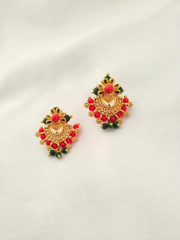 Coral-Jade_Elegant_ScrewBased_Earring