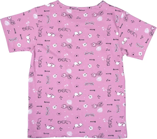 Purple_Boys_&_Girls_Casual_T-Shirt_Shorts