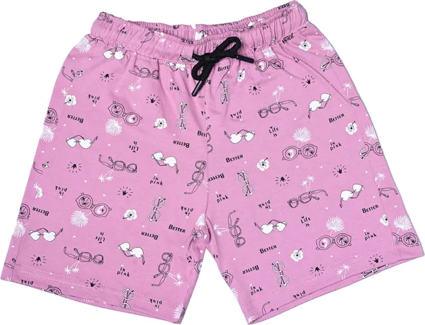 Purple_Boys_&_Girls_Casual_T-Shirt_Shorts
