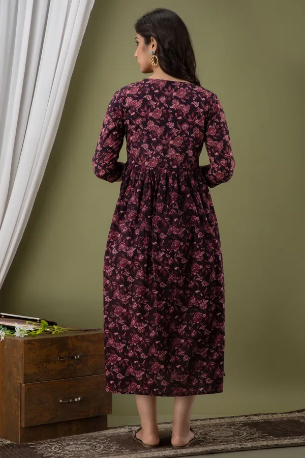Cotton_Flower_Printed_Jamuni_Maternity_Kurti