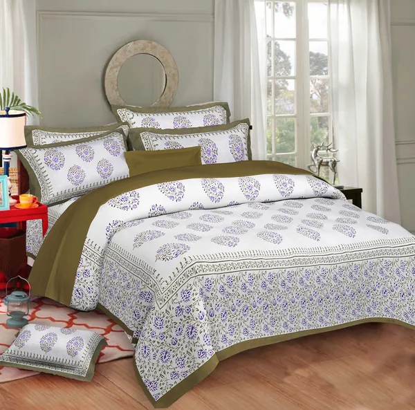 _Cotton_King_Jaipuri_Prints_Flat_Bedsheet_(Pack_of_1,_Multicolor)