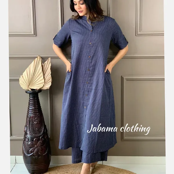 Navy_Blue_Cotton_Kurti_&_Palazzo_Set_for_Festivals_and_Party