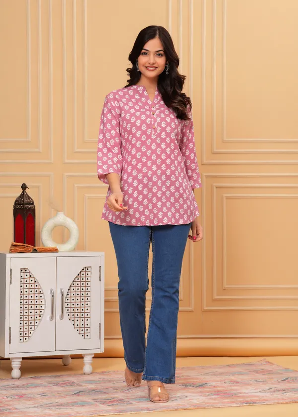 Cotton_PRINTED_V_NECK_TOP