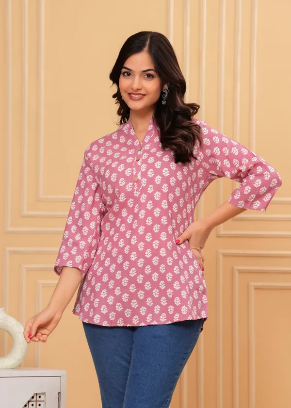 Cotton_PRINTED_V_NECK_TOP