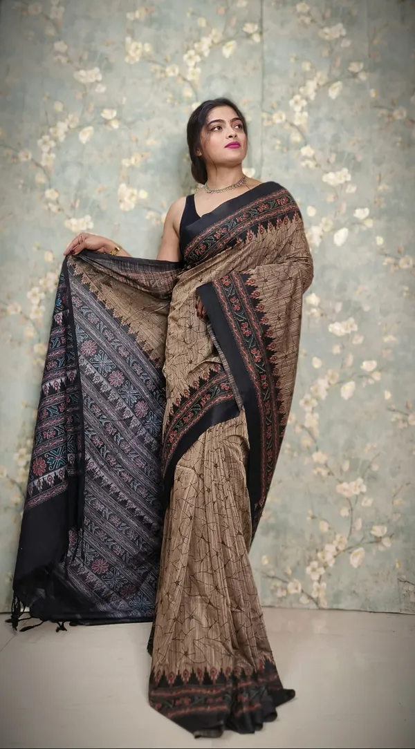 Multicolor_Cotton_Sambalpuri_Print_Saree_With_Blouse_Piece