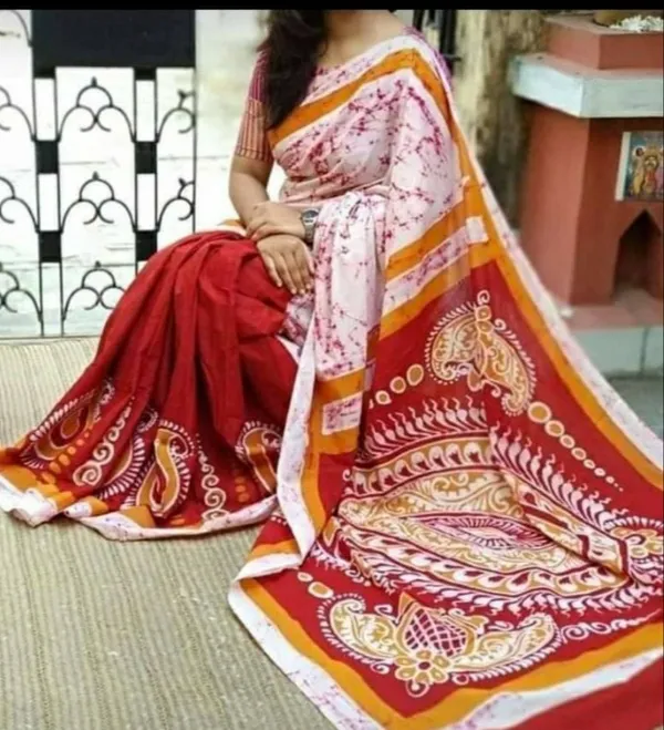 Multicolor_Cotton_Screen_Print_Handloom_Saree