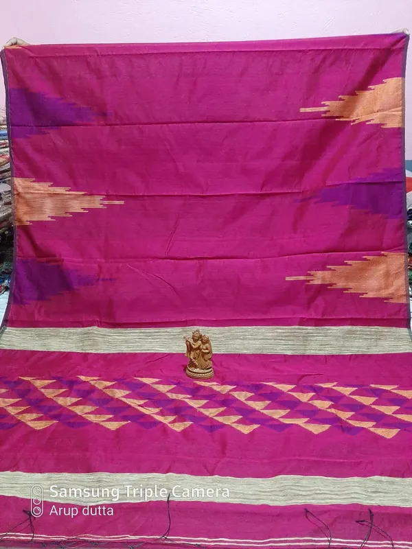 Pink_Cotton_Silk_Handloom_Zari_Work_Saree